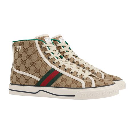 men's gucci high-top sneakers|men's Gucci 1977 sneaker.